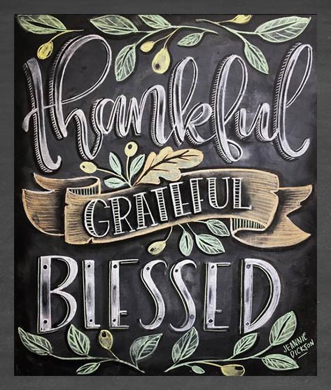 Thankful, Greatful, Blessed by Amanda Arneill at amandaarneill.com