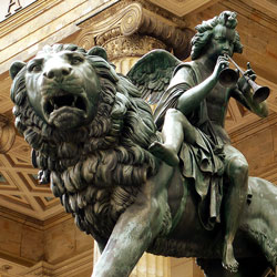 Lion at Concert Hall Konzerthaus